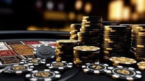 Antarmuka pemilihan meja Live Dealer asianbookie yang menampilkan opsi Blackjack, Roulette, Baccarat
